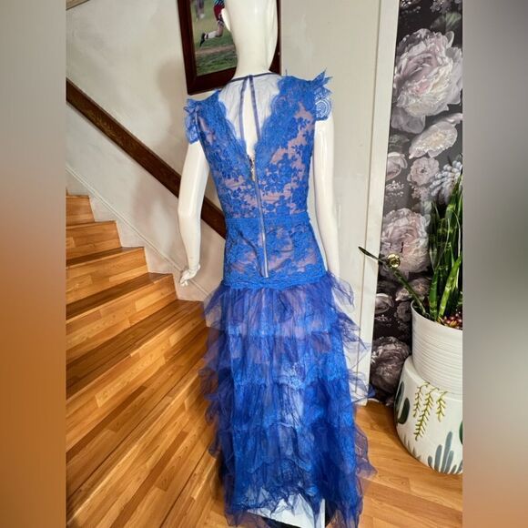 Free People Bronx and Banco Nina Cobalt Maxi Dress/ Size XS - Picture 5 of 13